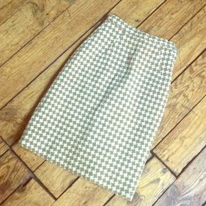 Vintage wool pencil skirt
